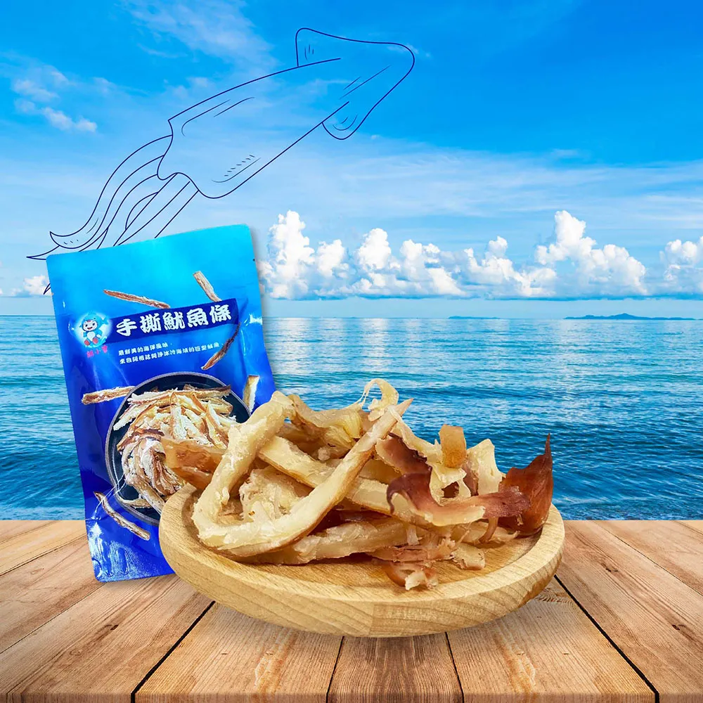 【初品果】阿根廷手撕深海魷魚條x10包