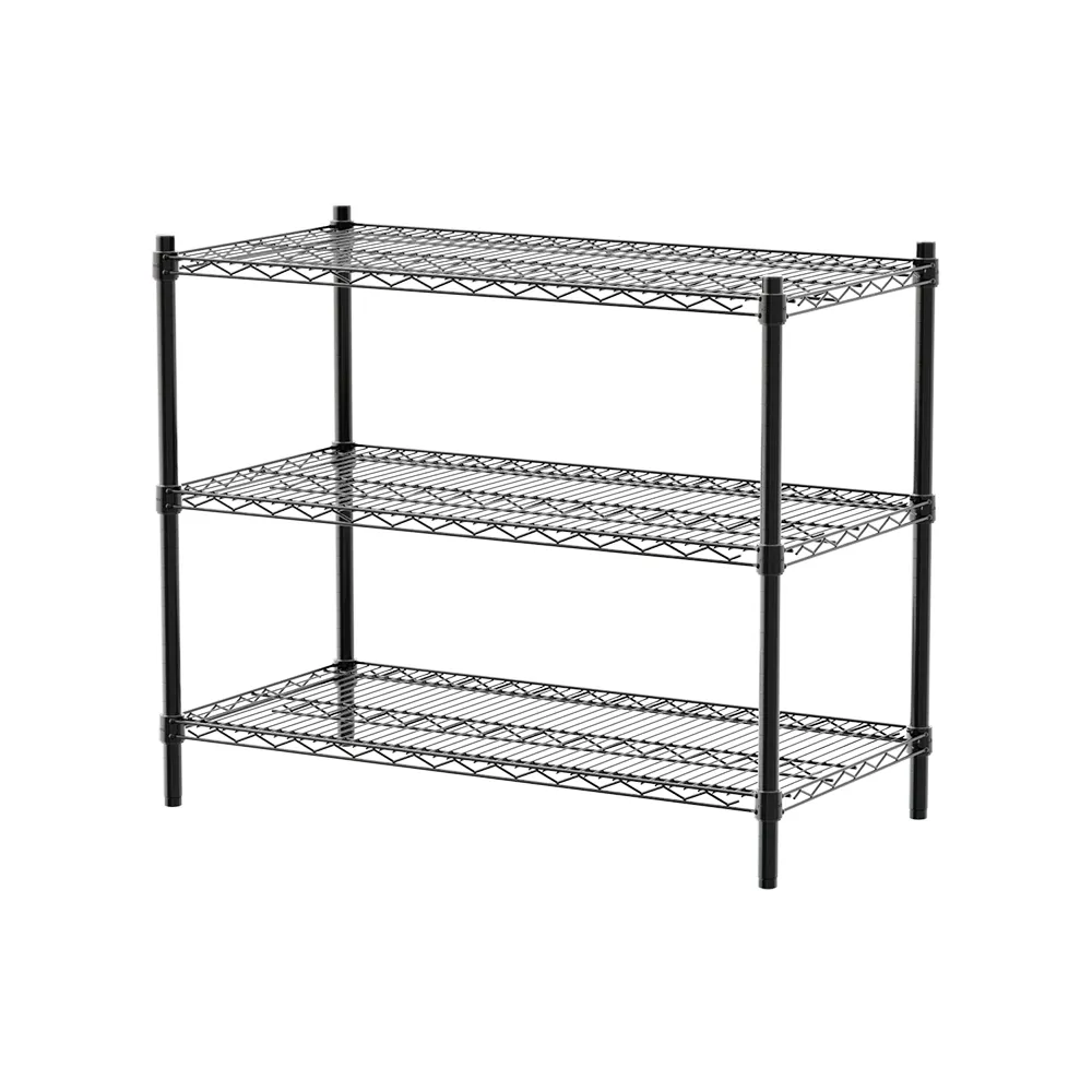 【dayneeds 日需百備】荷重型 90x45x75公分烤漆三層架(鐵力士架/收納層架/層架/鐵架)