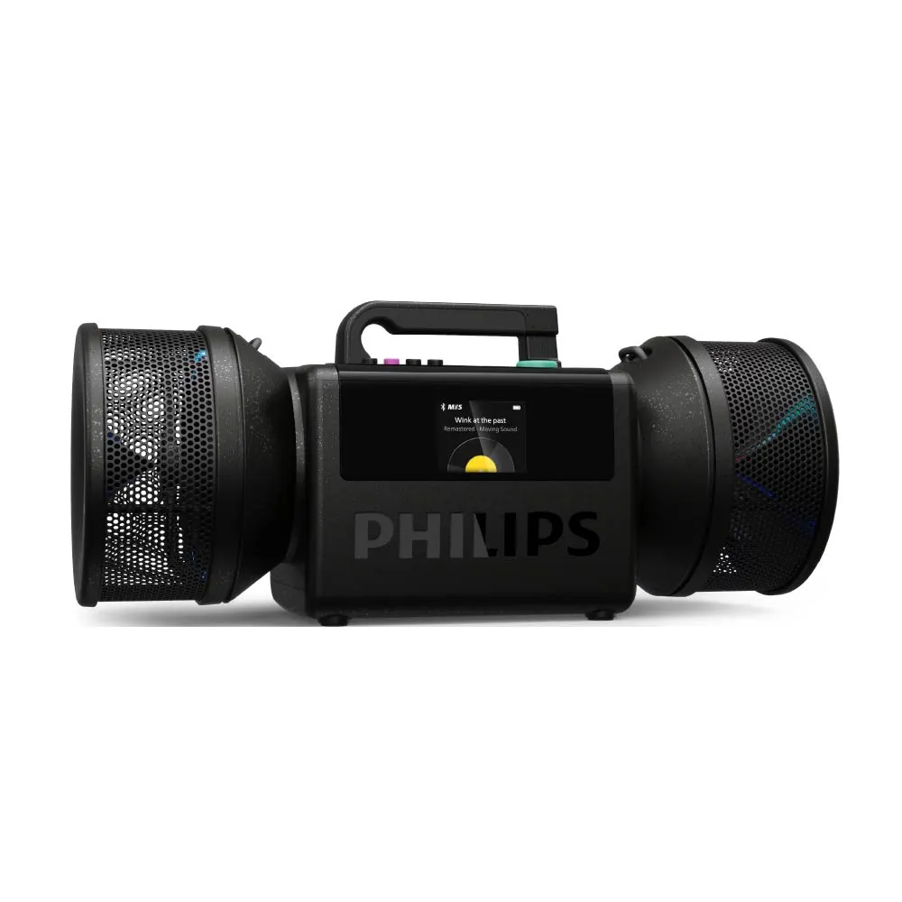 【Philips 飛利浦】Moving Sound TAMS80 百年限定藍牙喇叭 THE TUBE