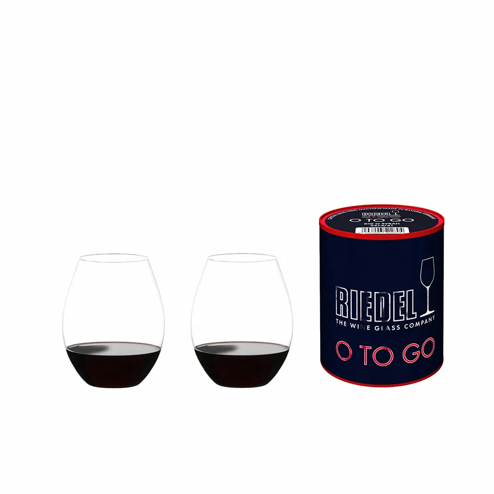 【Riedel】O to Go 希哈紅酒杯-單筒裝-2入