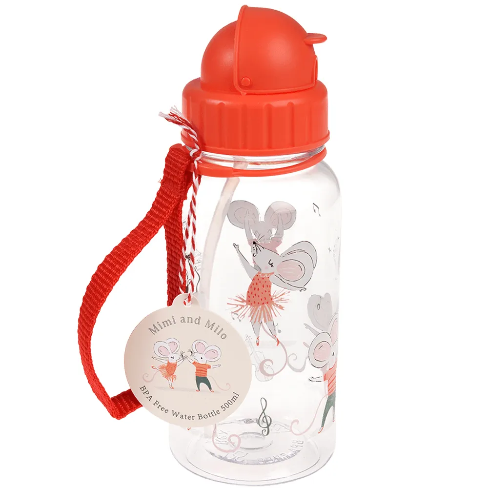 【Rex London】兒童 Tritan™ 吸管水瓶_古典芭蕾/500ml(RL29726)