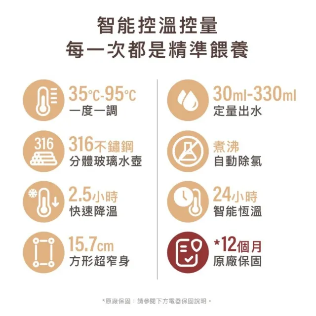 【Piyo Piyo 黃色小鴨】淨· 無限 定溫定量高效能分離式調乳器(飲水機 調乳器 泡奶)