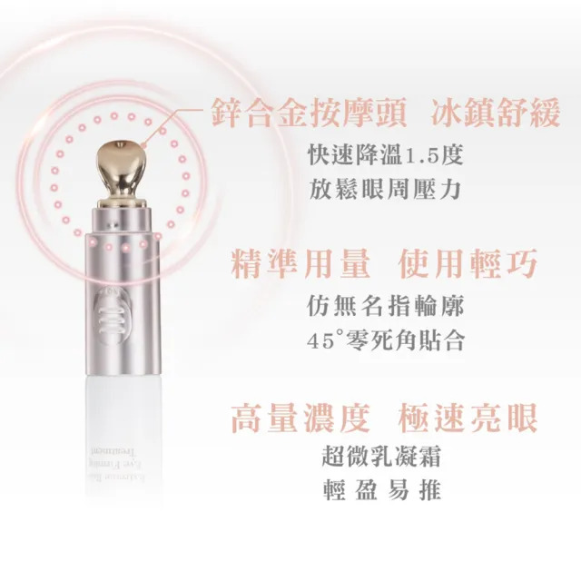 【L’HERBOFLORE 蕾舒翠】緊緻保濕★花神臻秘玫瑰電波眼凝霜(淡紋/緊緻/明亮眼周)