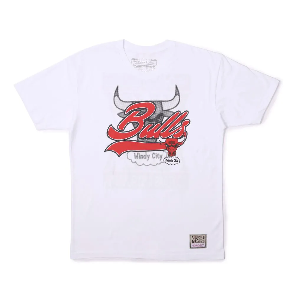 【MITCHELL & NESS】NBA OVERSWEEP TEE 公牛 白 上衣 短袖 T恤