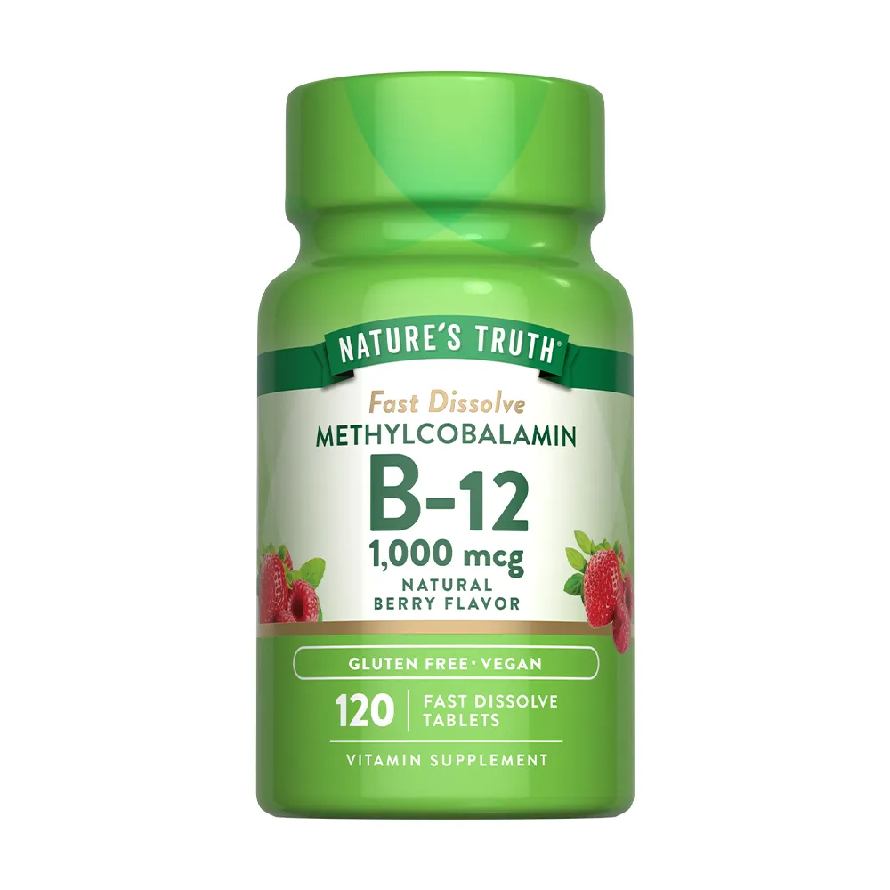 【Nature’s Truth 綠萃淨】活性甲基B12 1000微克口含錠(120錠/瓶)