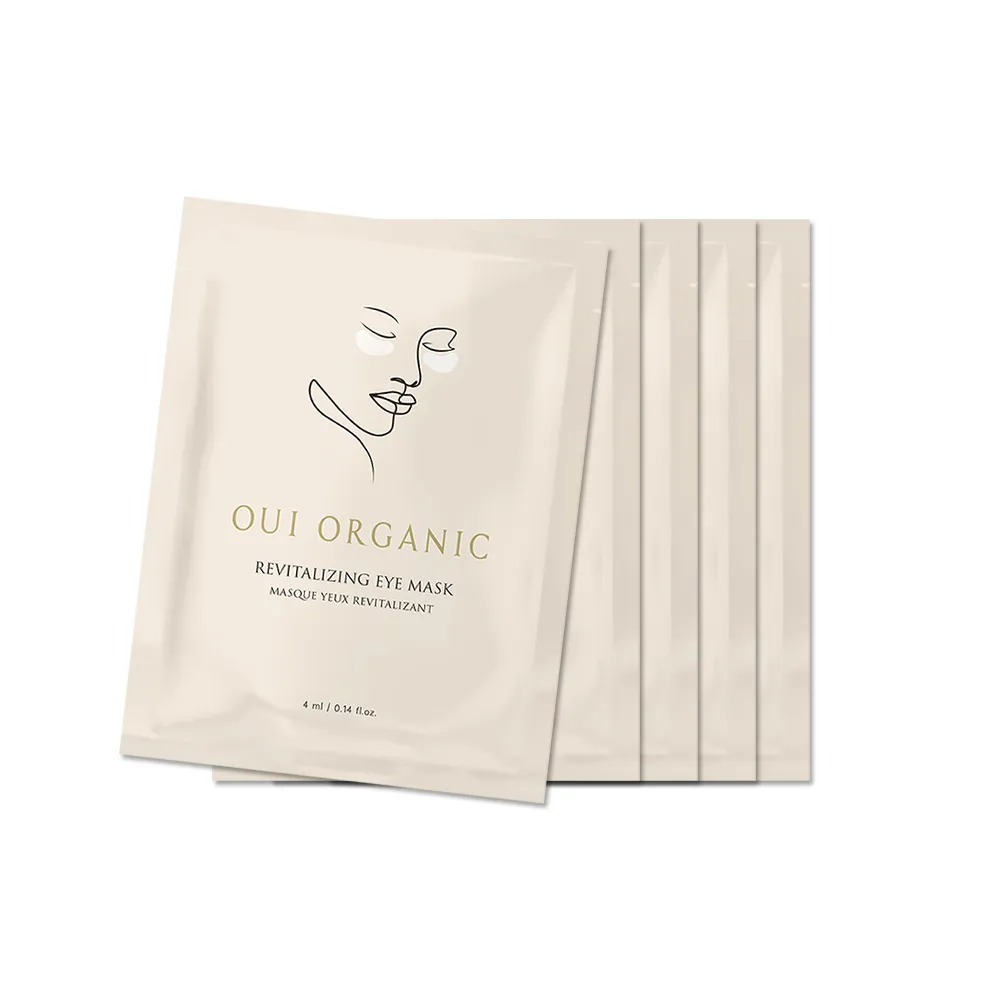 【WeOrganic 唯有機】舒壓晶亮彈潤眼膜5入組(保濕、低敏、舒緩、超輕薄)