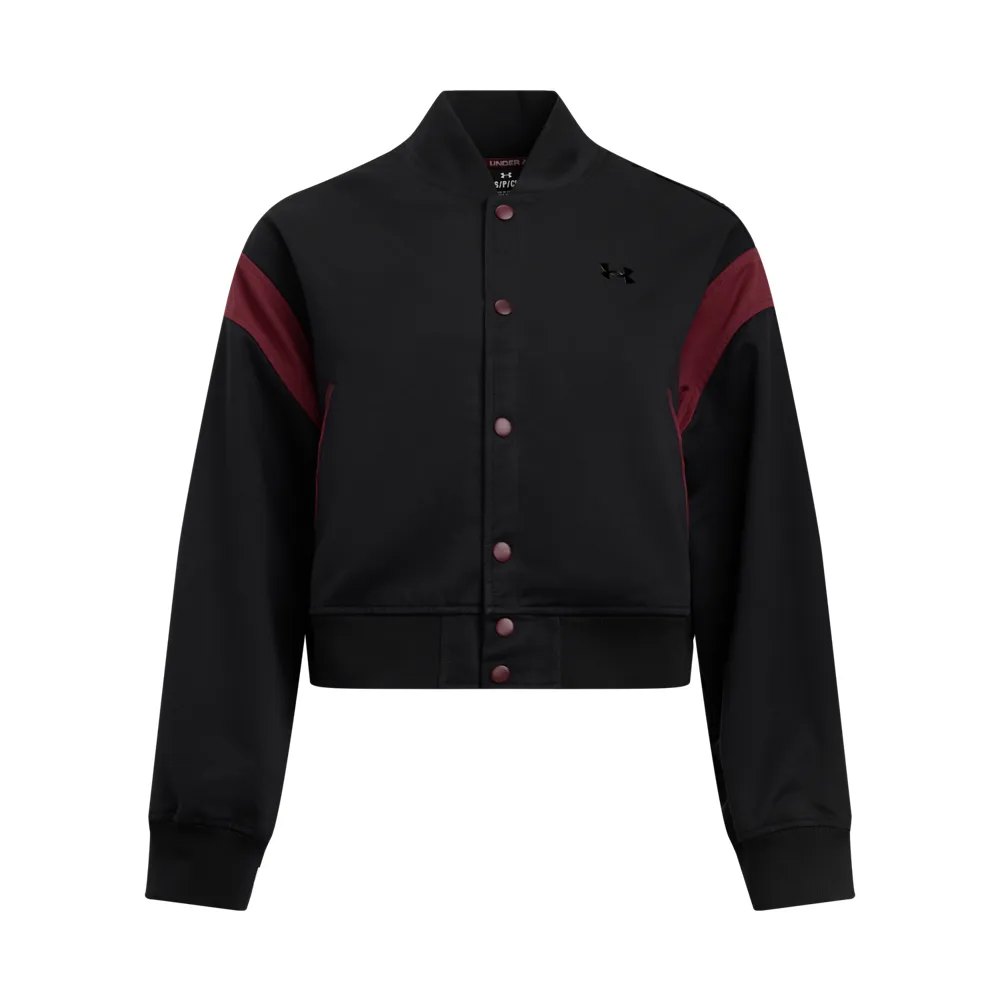 【UNDER ARMOUR】UA 女 LNY CNY 新年 Bomber 外套_6006011-001(黑色)