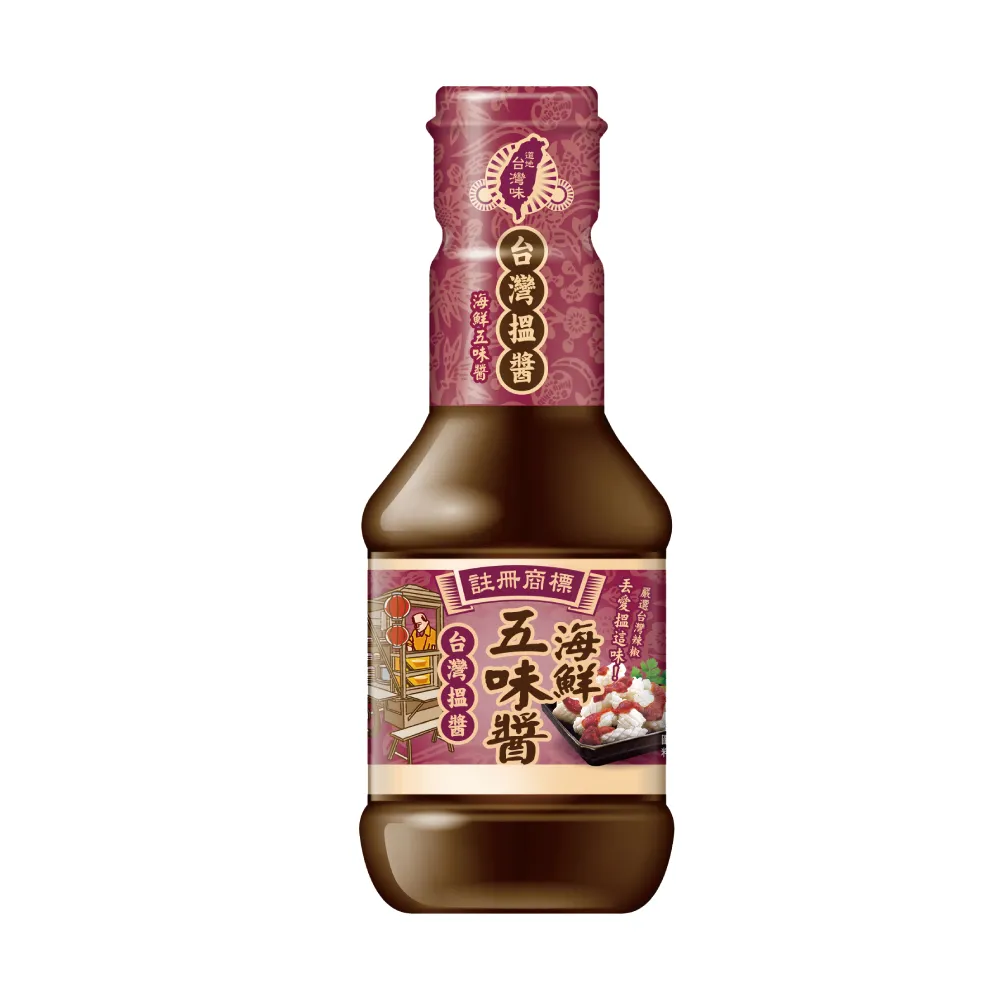 【味全】台灣搵醬海鮮五味醬(200ml*12入)