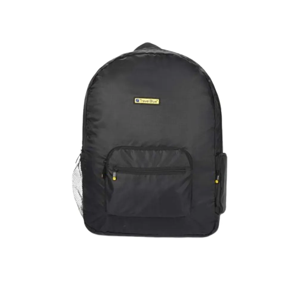 【Travel Blue 藍旅】雙11 Travel Blue 收納袋 輕便型摺疊背包黑色 TB065 1入 車麗屋