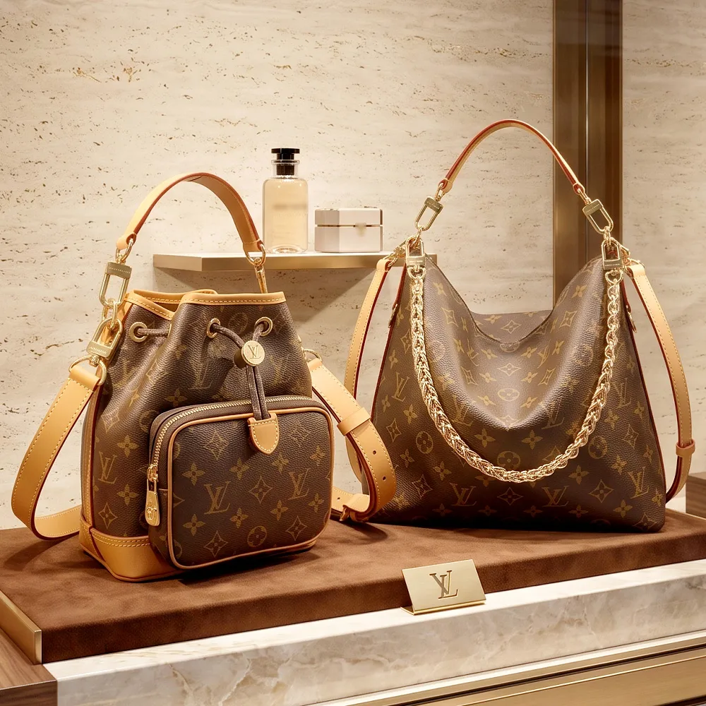 【Louis Vuitton 路易威登】LV M27825/M14017 經典老花帆布手提 肩斜背包 水桶包(2款可選 兩用包 真皮)