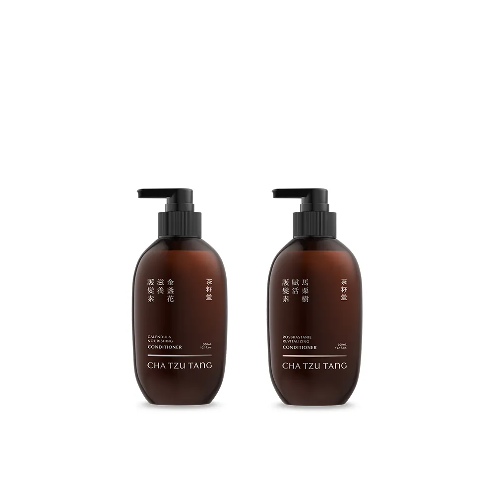 【茶籽堂】植萃精華護髮素300mL(金盞花滋養/馬栗樹賦活/染燙修護/撫平毛躁)
