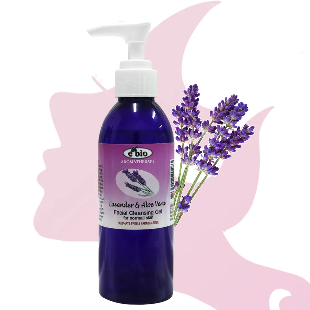【ebio 伊比歐】薰衣草&蘆薈保溼洗面乳200ml(一般&敏感肌適用)
