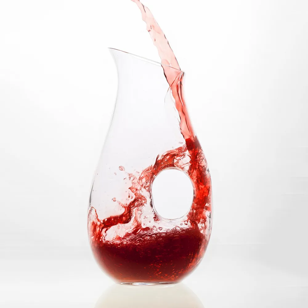 【NUDE】土耳其 Halo水晶玻璃斜口醒酒瓶 1.45L / 醒酒壺 分酒器