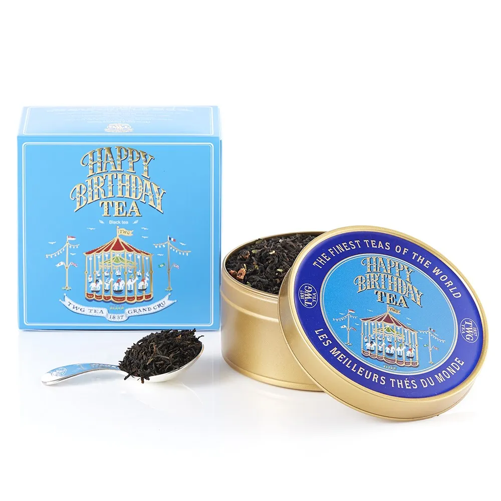 【TWG Tea】魚子醬錫罐茗茶 生日禮讚茶 100g/罐(Happy Birthday Tea;紅茶)