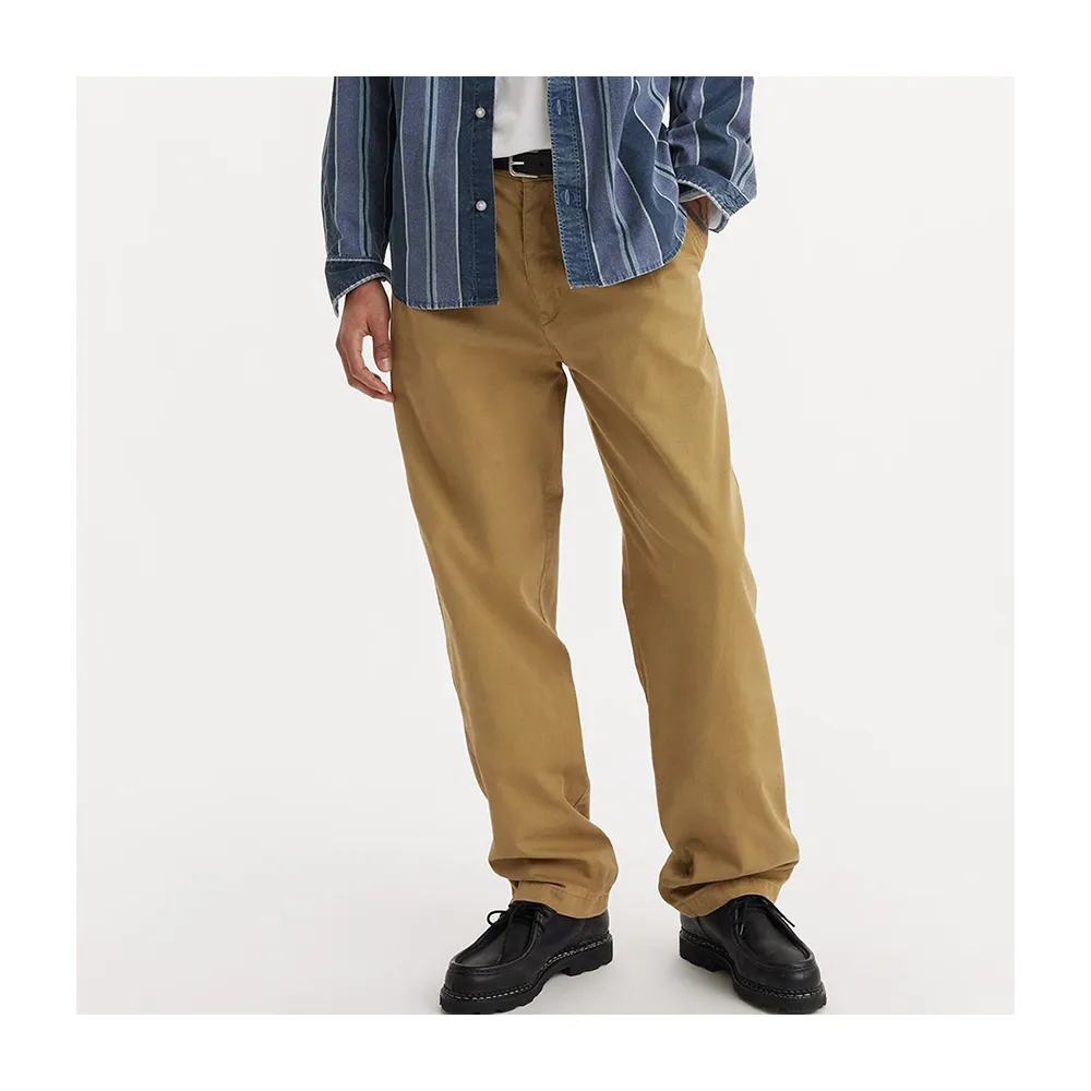 【LEVIS】男款 XX CHINO LOOSE打褶卡其褲 熱賣單品 A9211-0006