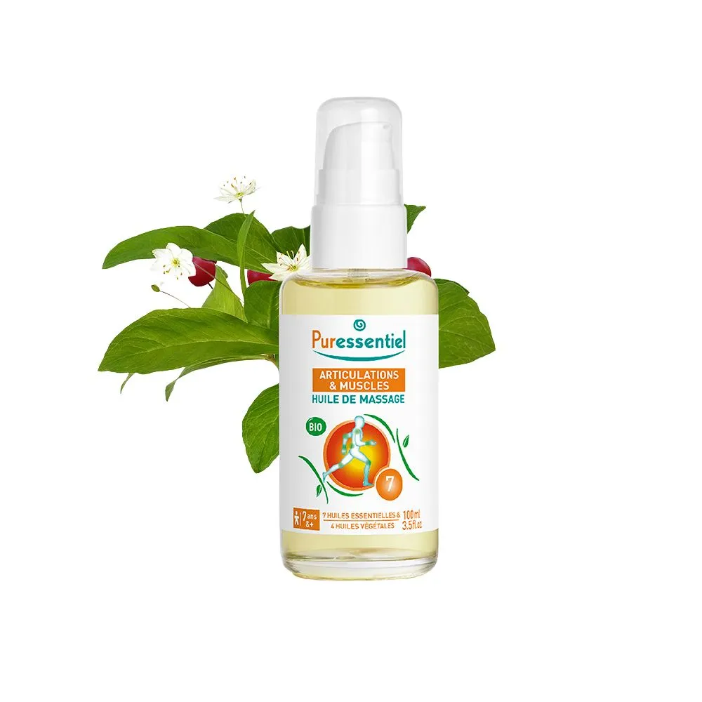 【Puressentiel 璞萃】E°7 深層舒暢 運動調理按摩油 100ml