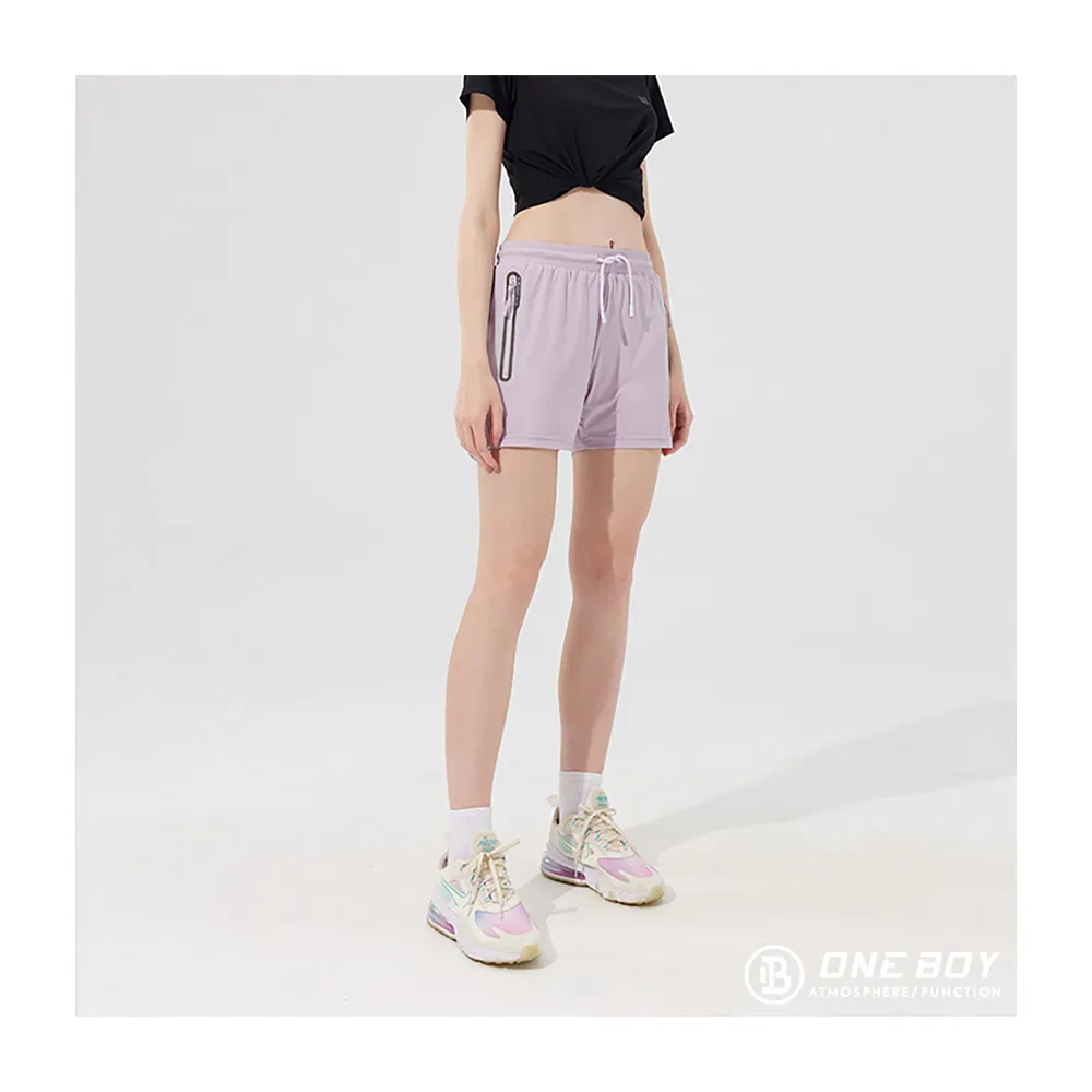 【ONE BOY】冰感A級冰科技機能雙層防走光女冰鋒短褲(N230304)