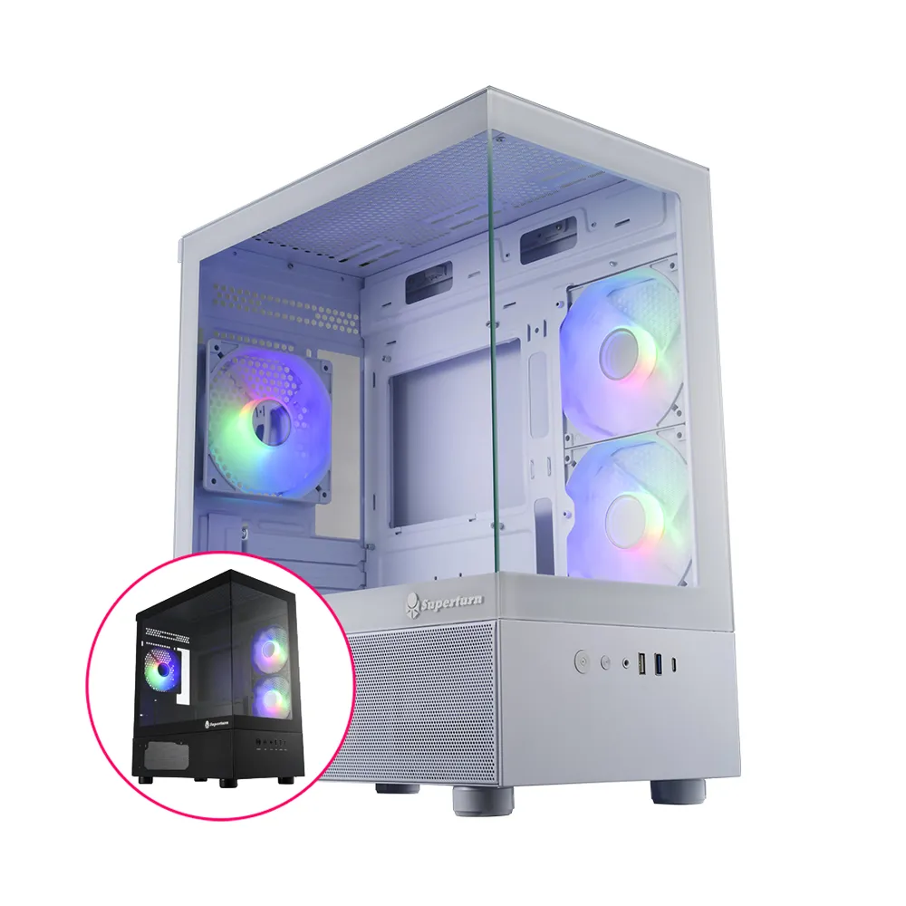 【華碩平台】U5十核 Win11{玄空鬥士W}文書電腦(Ultra 5 225/B860/16G D5/1TB/WiFi6E)