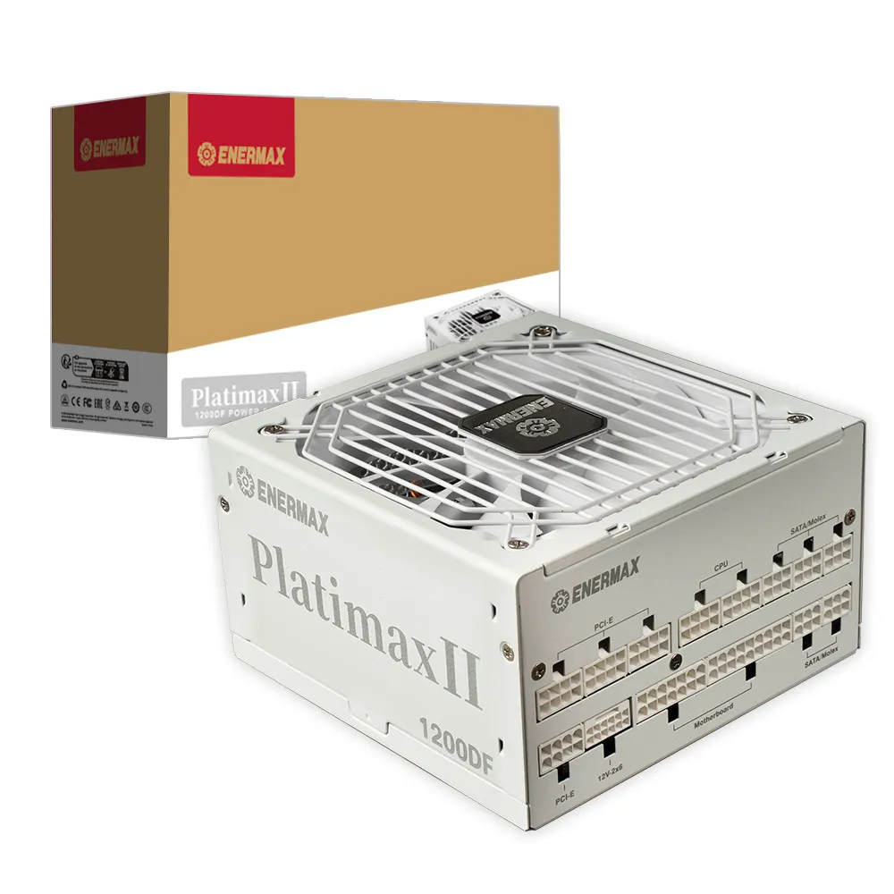 【ENERMAX】保銳科技  PlatimaxII 1200DF White 1200W 80PLUS 白金牌電源供應