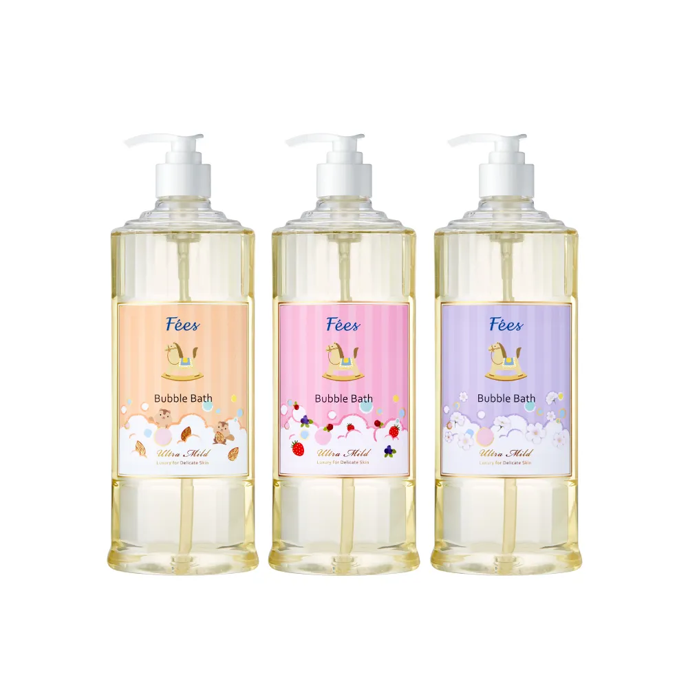 【Fees 法緻】嬰兒柔護泡泡露600ml 3入組