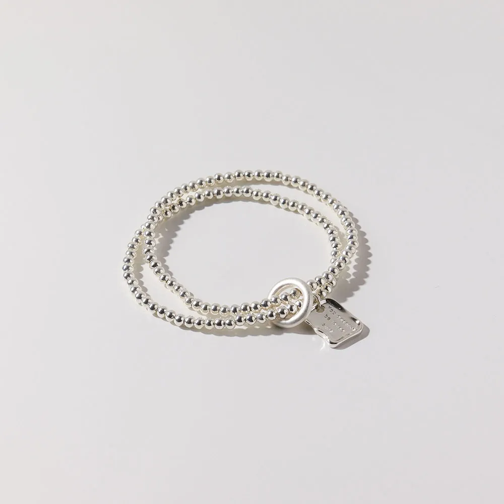 【vacanza】deserve to be loved 925純銀飾品 純銀手鍊(抗過敏 情人節禮物 生日禮物)
