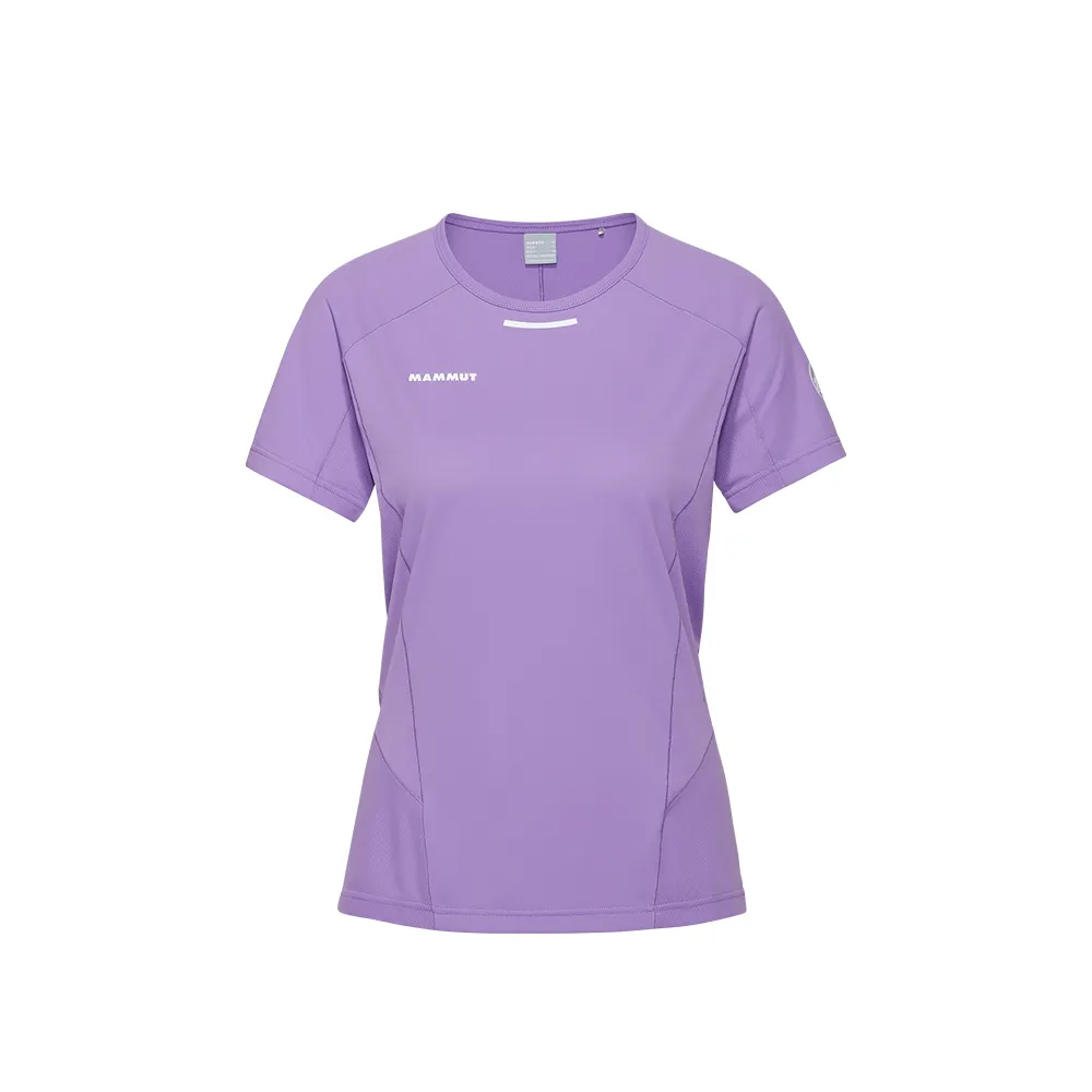 【Mammut 長毛象官方直營】Aenergy FL T-Shirt AF W 抗菌短袖排汗衣 薰衣草紫 女款 #1017-04990