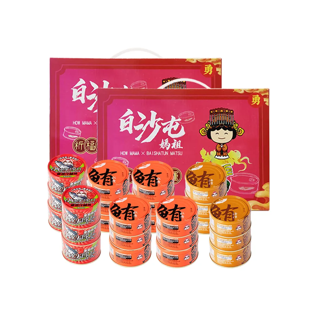 【How mama 東和食品】白沙屯媽祖聯名保庇禮盒12入/盒*2組(好媽媽的味道/送禮推薦)