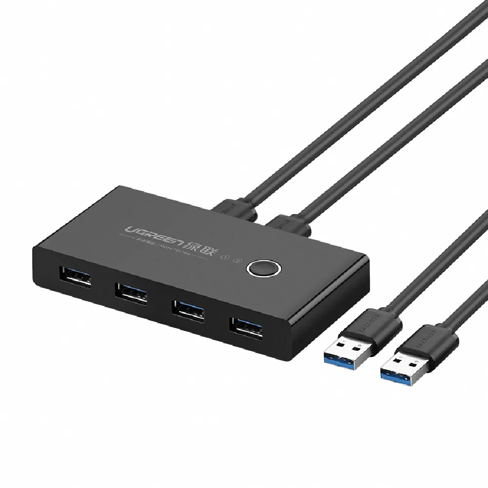 【綠聯】USB 3.0 2進4出切換器