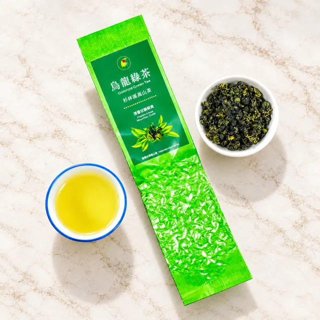 【鑫龍源】杉林溪清香甘醇翠嫩有機烏龍綠茶葉1罐組(50g/罐;高山茶;有機綠茶;生青茶;無焙火;無發酵;附提袋)