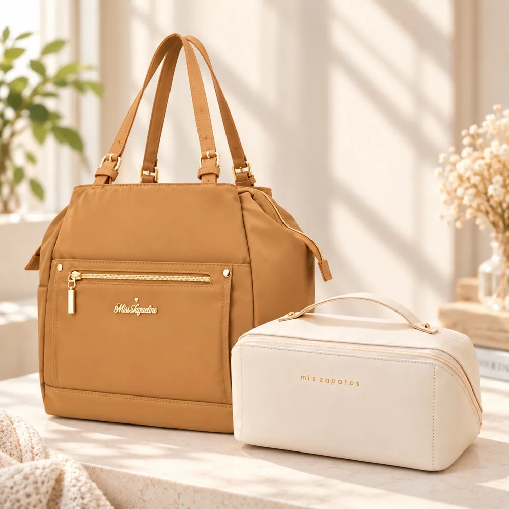 【WHOSE BAG】雙11 日系防潑水大容量後背包＋多格收納包｜A4通勤托特包 買一送一