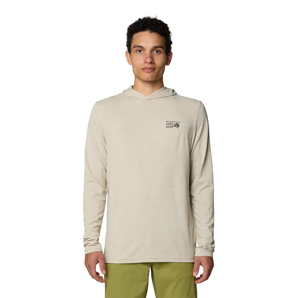 【Mountain Hardwear】Sunblocker Hoody Men 防曬長袖連帽排汗衣 男款 沙畫 #2038381
