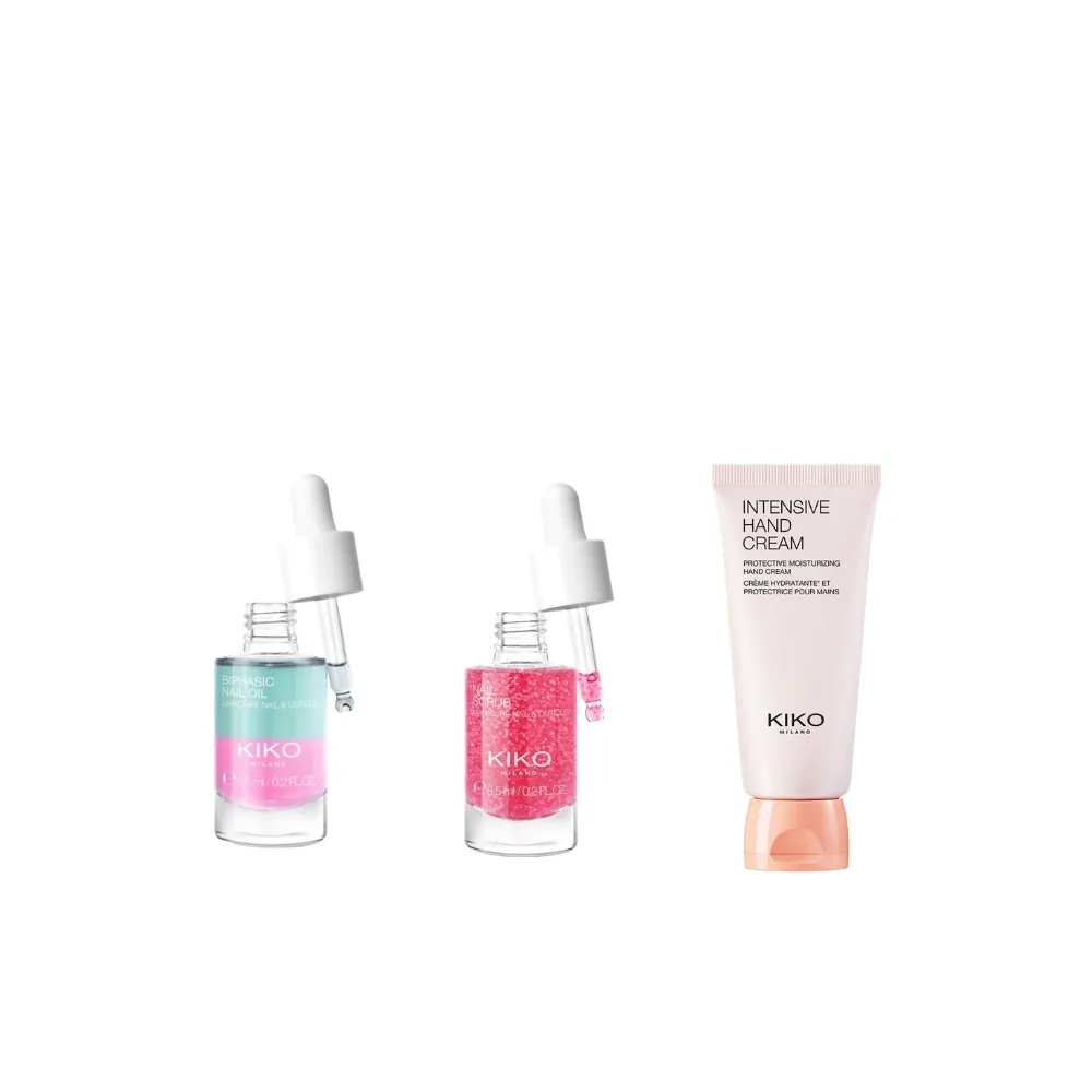 【KIKO MILANO】角質修護磨砂膏＋雙效指緣精華油 2件組
