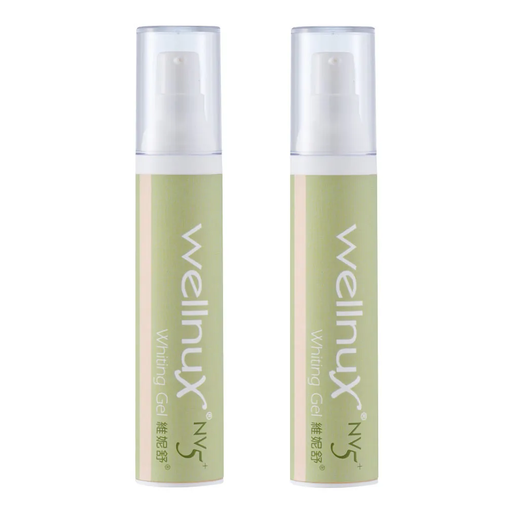 【WellnuX 維妮舒】NV5+親密潤澤組 嫩白凝膠50ml共2入(醫美愛用除毛後鎮靜修護)