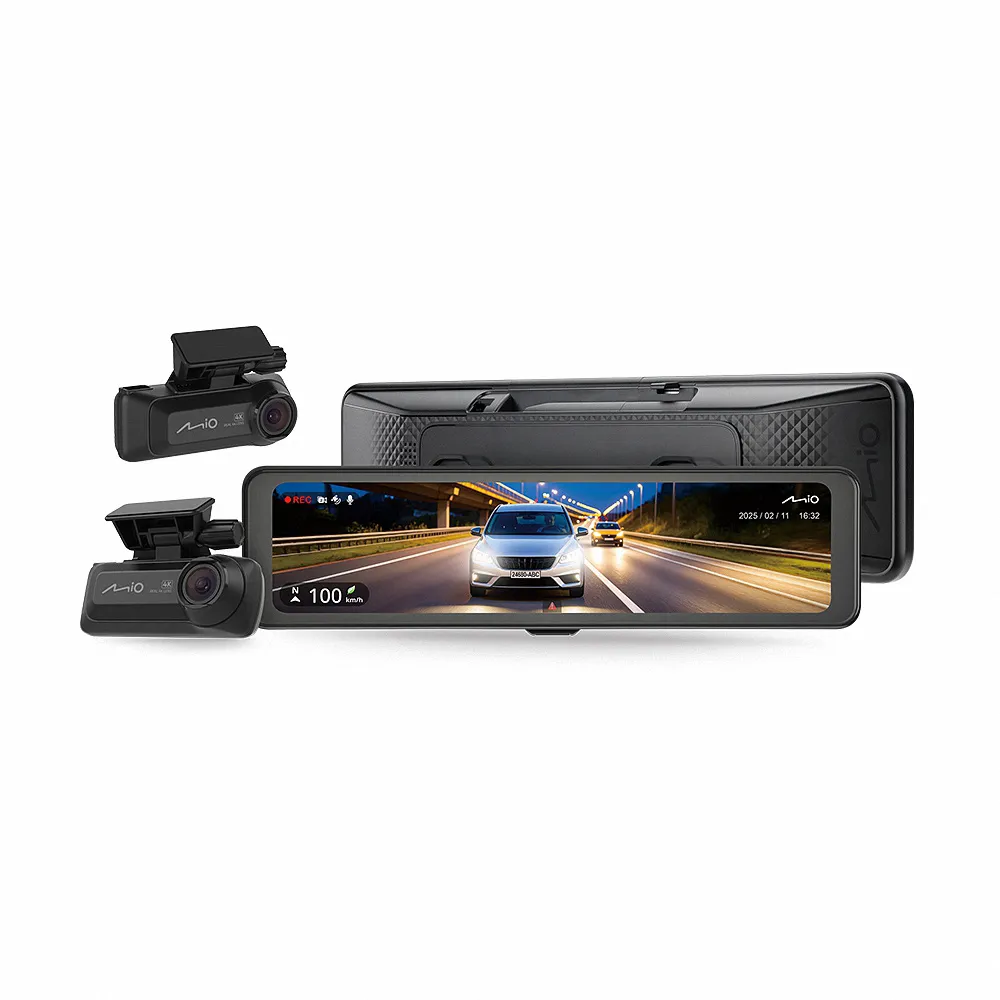 【Mio】MiVue R890WD 雙4K Sony STARVIS2星光級感光元件WIFI GPS金電容後視鏡前後雙鏡行車記錄器(紀錄器)