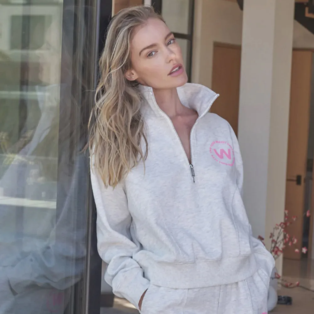 【WISKII】休閒運動半拉鍊上衣 LEISURE HALF-ZIP SWEATSHIRT