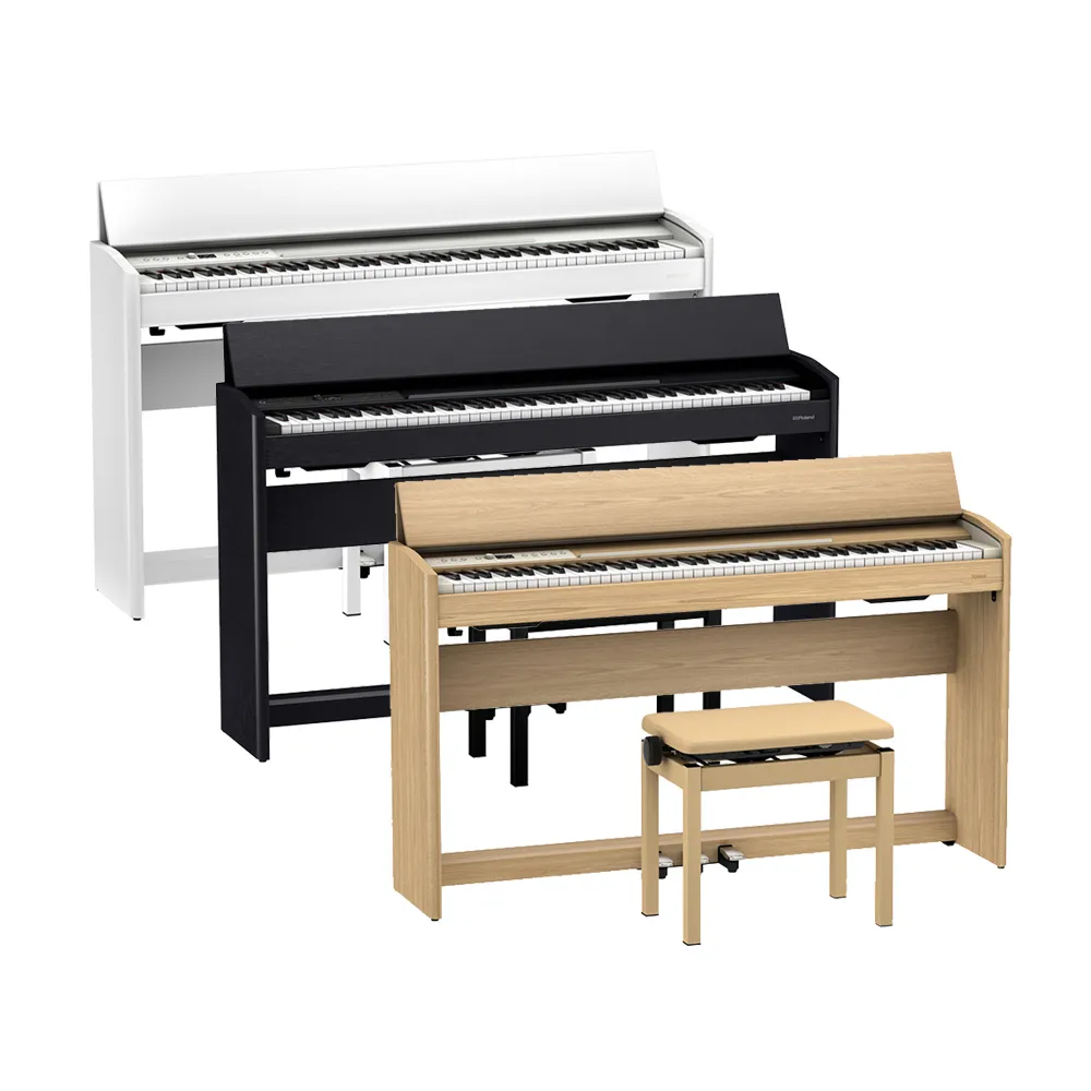 【ROLAND 樂蘭】F701 88鍵 推蓋式 電鋼琴 更細膩音色(原保2年/原廠升降椅/琴師到府安裝)