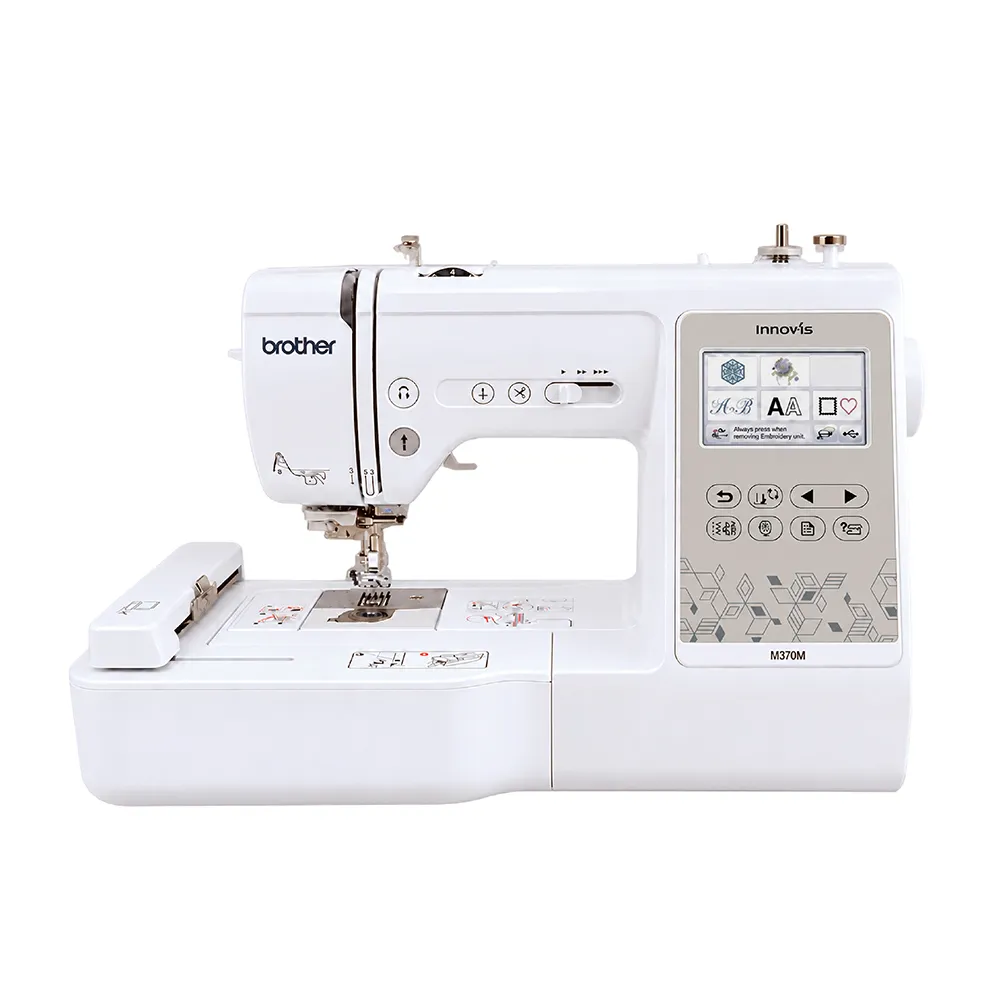 【Brother 兄弟牌】三全其美智繪奇機智慧型電腦刺繡縫紉機 M370M(支援WIFI/英日文字都能繡/自動切線)