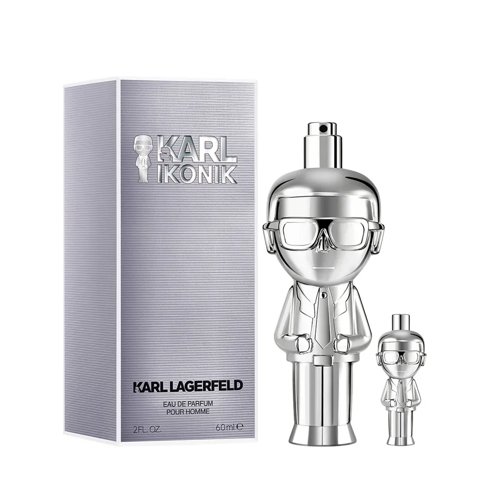 【KARL LAGERFELD 卡爾】時尚大帝•極光銀淡香精60ml(贈品牌隨機小香乙瓶.專櫃公司貨)
