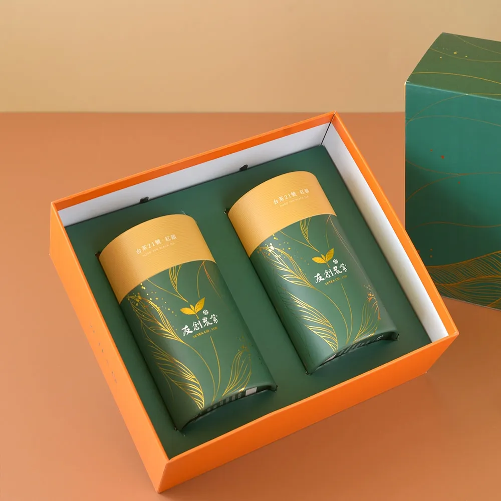 【YCTEA 友創農業】日月潭紅韻紅茶雙罐禮盒3盒(60gx2罐/盒)(中秋禮盒)