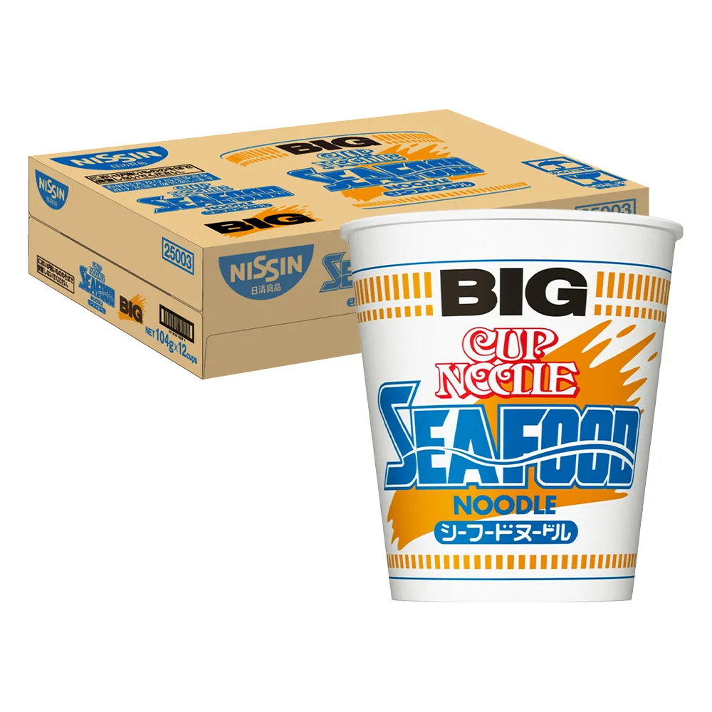 【NISSIN 日清】BIG海鮮味杯麵(105gx12入)