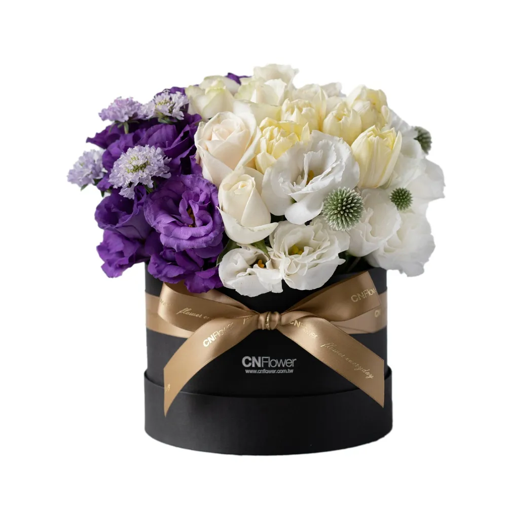【CNFlower 西恩】洋荷紫戀 鮮花禮盒(送禮/買花/花禮/鮮花)
