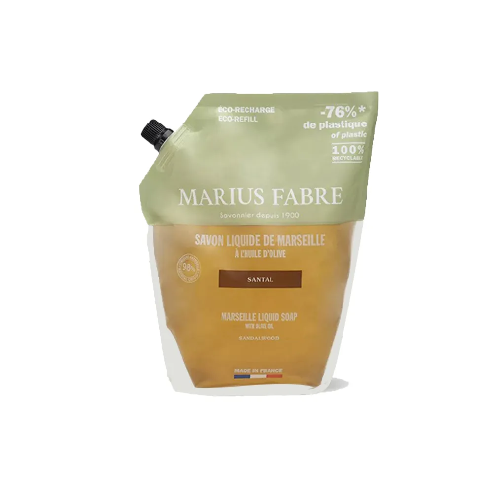 【MARIUS FABRE 法鉑】馬鞭草草本液體皂1000ml(環保袋裝)