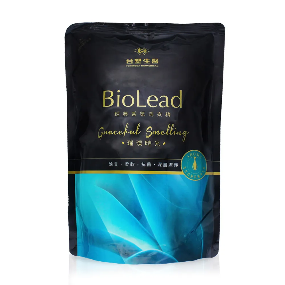 【台塑生醫】經典香氛洗衣精 璀璨時光(1.8kg/補充包 6包入)
