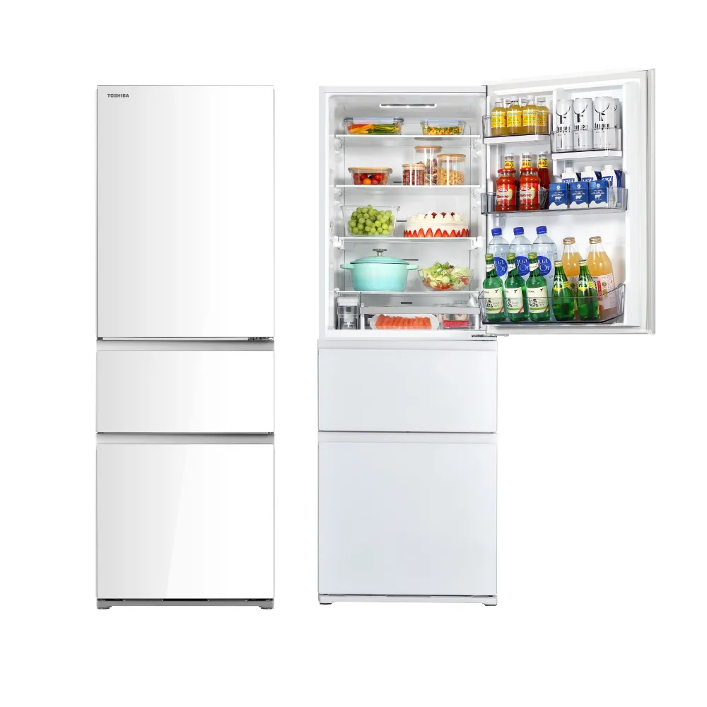 【TOSHIBA 東芝】366L一級能效三門變頻冰箱_GR-RB469WE-PGT(21)