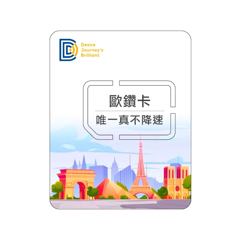 【DJB SIM】歐鑽卡-歐洲網卡 15天吃到飽不降速(瑞士 土耳其皆可使用)