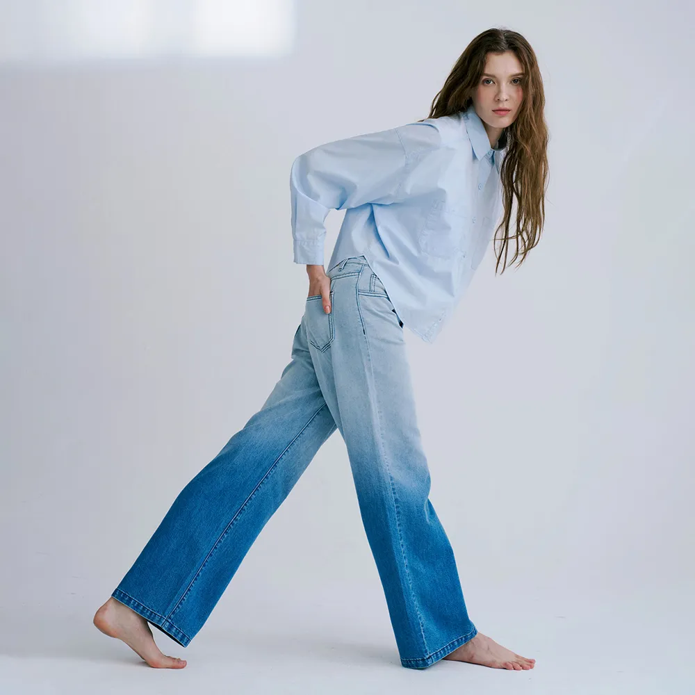 【giordano ladies】26SS 漸層牛仔褲(02416016)