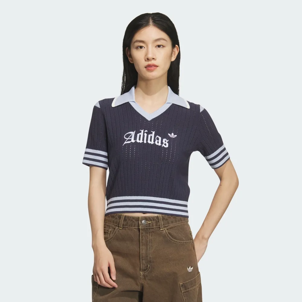 【adidas 愛迪達】運動 休閒 短袖 T恤 女上衣 OG W JERSEY(KT3047)