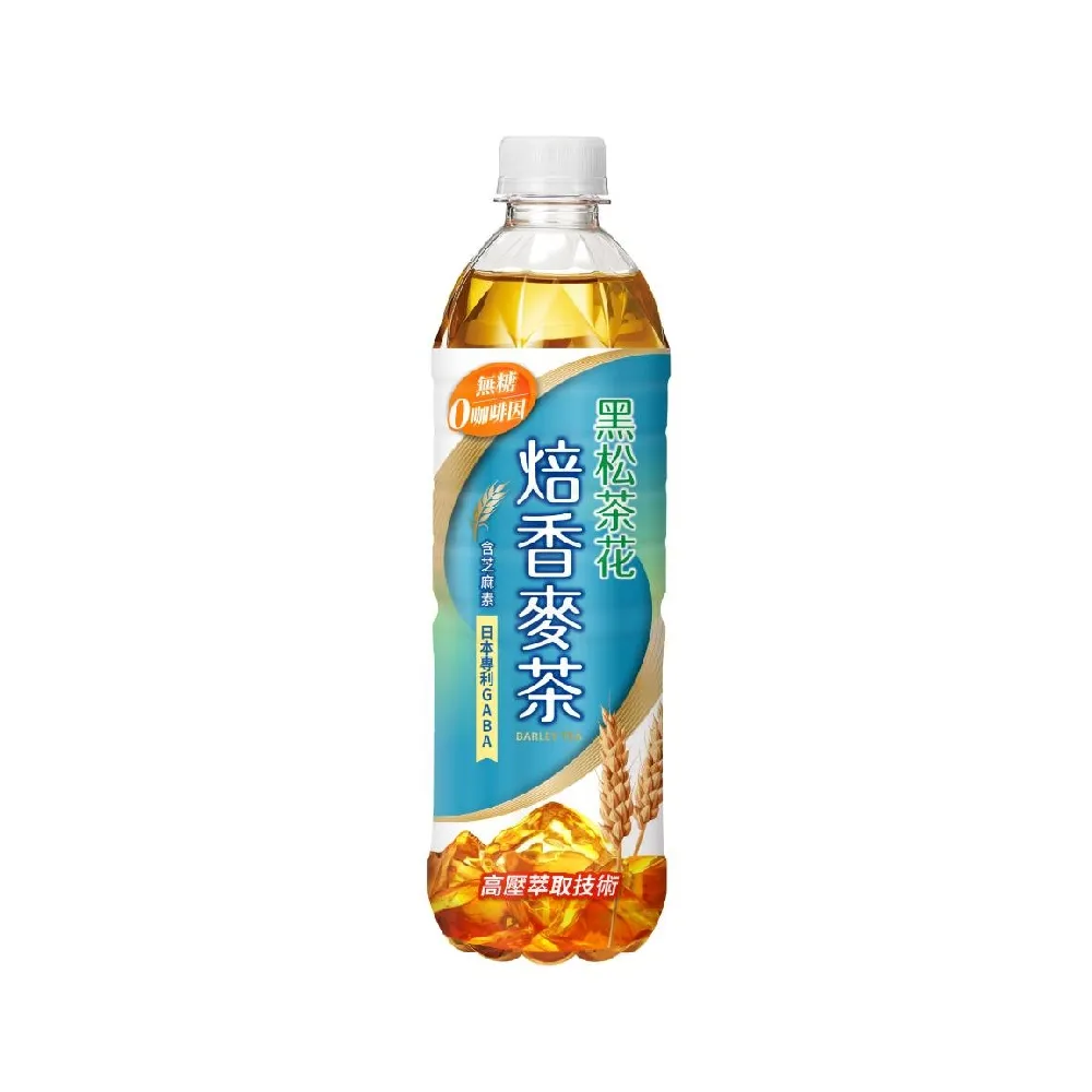 【黑松】黑松茶花焙香麥茶580mlx24入/箱(TQF微笑標章)