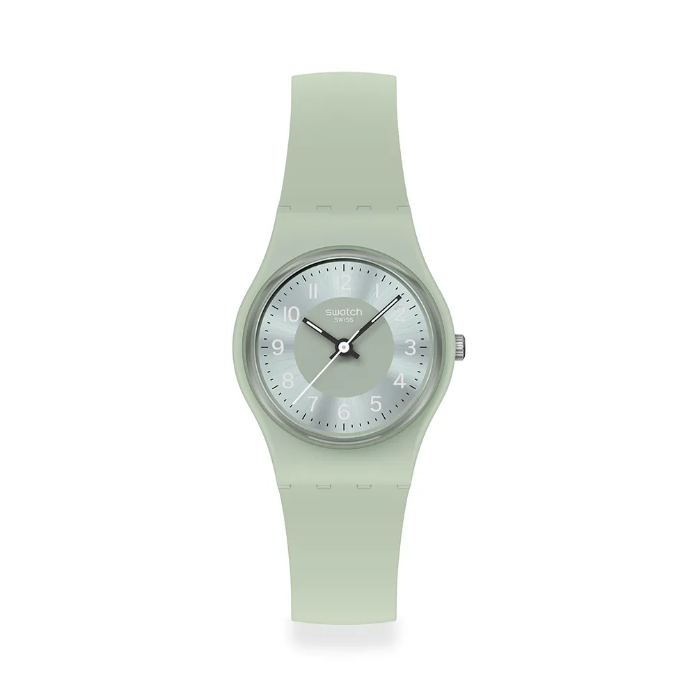 【SWATCH】SERENITY OF SAGE 經典手錶/女錶/瑞士製造 LG131(25mm)