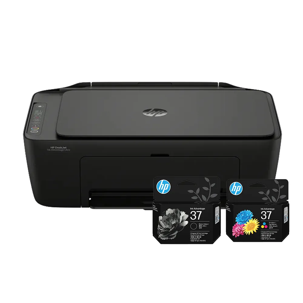 【HP 惠普】官方直營 搭1黑1彩墨水★Deskjet UIA 5175 狠惠省大供墨複合機(影印/列印/掃描/WiFi/AJ4X2A)